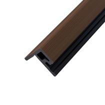 Acabamento Lateral Borda para Painel Ripado WPC Noz 290cm x 5cm x 4,6cm PEX