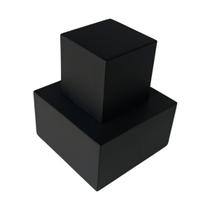 Acabamento Metal Alavanca Quadrado P/ Registro Docol Preto