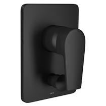 Acabamento Monocomando 4 Vias Black Matte Level Deca