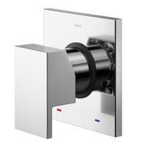 Acabamento Monocomando Base Deca para Chuveiro e Ducha Higiênica New Edge Cromado