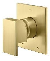 Acabamento Monocomando Chuveiro Docol Ouro Escovado New Edge Acabamento Monocomando Chuveiro Docol Ouro Escovado New Edge