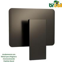 Acabamento Monocomando modelo docol Quadrado preto Acabamento Monocomando modelo docol Quadrado preto