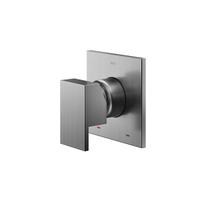 Acabamento monocomando para chuveiro 3/4" alta vazão New Edge/Minima grafite escovado 90009259070