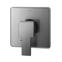 Acabamento Monocomando para Chuveiro e Ducha Higienica para Base Deca Edge Docolchroma - Grafite Escovado Docol - 90010032070 - Unitário Acabamento Monocomando para Chuveiro e Ducha Higienica para Base Deca Edge Docolchroma - Grafite Escovado Docol - 90010032070 - Unitário