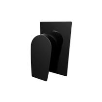 Acabamento Monocomando para Chuveiro Lorenzetti Loren Loft Square 4993 B83 Preto