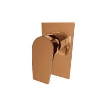 Acabamento Monocomando para Chuveiro Lorenzetti Loren Loft Square 4993 R83 Rose Gold Acabamento Monocomando para Chuveiro Lorenzetti Loren Loft Square 4993 R83 Rose Gold