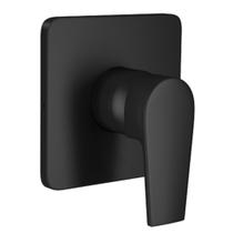 Acabamento Monocomando Quadrado Metal Black Para Chuveiros Acabamento Monocomando Quadrado Metal Black Para Chuveiros