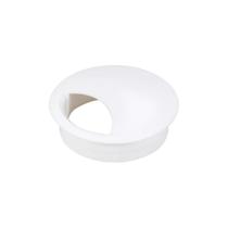Acabamento Moveis Passa Fio Tapa Furo Redondo 46mm Branco Branco Acabamento Moveis Passa Fio Tapa Furo Redondo 46mm Branco Branco