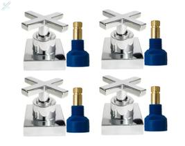 Acabamento P/ Registro Cruzeta Cromado 3/4 Padrão Fabrimar