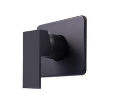 Acabamento P/registro Mono Comando Quadrado Base Deca Preto