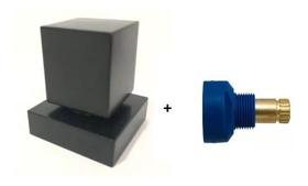 Acabamento P/ Registro Quadrado 3/4 Metal Preto Fabrimar Acabamento P/ Registro Quadrado 3/4 Metal Preto Fabrimar