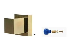 Acabamento P/ Registro Quadrado Dourado Brilhante Conv Docol