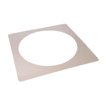 Acabamento Para Forro 25x25cm Inox 304 Duto 6 Chaminé Fogã