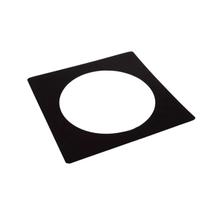 Acabamento Para Forro 35x35 Preto Duto 10 Chaminé Fogão Acabamento Para Forro 35x35 Preto Duto 10 Chaminé Fogão