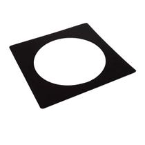 Acabamento Para Forro 40x40 Preto Duto 12 Chaminé Fogão Acabamento Para Forro 40x40 Preto Duto 12 Chaminé Fogão