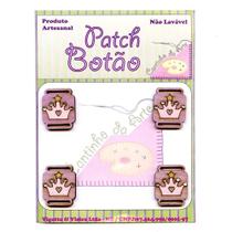 Acabamento para Laço Coroa Lilás - 4 Unidades