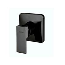 Acabamento para Monocomando de Chuveiro Meber Metais Axiom Slim Base 2997 3/4 Preto Matte