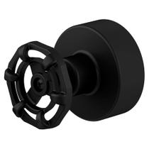 Acabamento para Registro 1.1/2" Compatível Deca e Similares Living Black Fosco (509 BK-700)