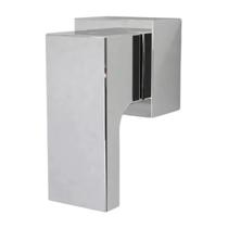 Acabamento para Registro base padrão Deca Alavanca até 1 pol Pressão Gaveta Geral Cromado Brilhante Metal