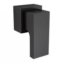 Acabamento para Registro base padrão Deca Alavanca até 1 pol Pressão Gaveta Geral Preto Fosco Metal Acabamento para Registro base padrão Deca Alavanca até 1 pol Pressão Gaveta Geral Preto Fosco Metal