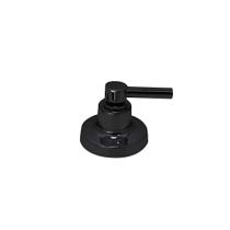 Acabamento para Registro Com Válvula de Pressão e de Gaveta com Estria Modelo Deca Preto Bognar Meta