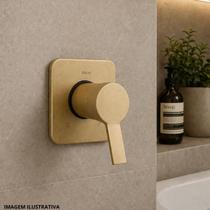 Acabamento para Registro de Monocomando Australis Dourado/Matte Meber Metais Acabamento para Registro de Monocomando Australis Dourado/Matte Meber Metais