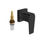 Acabamento para Registro de Pressão 1/2" e 3/4" com Mecanismo 1/2 Volta Level Black Noir - Deca - 4916.BL26.PQ.NO - Unitário