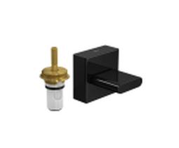 Acabamento para Registro de Pressão Até 1" com Mecanismo 1/2 Volta Polo Black Noir - Deca Acabamento para Registro de Pressão Até 1" com Mecanismo 1/2 Volta Polo Black Noir - Deca