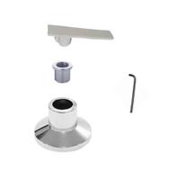 Acabamento Para Registro de Pressão e Gaveta 1/2 ou 3/4 C-29 Metal /ABS Acompanha Chave Allen