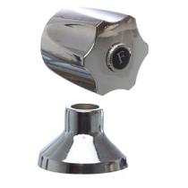 Acabamento para Registro de Pressão e Gaveta LP Metal Cromado 1/2" e 3/4" C50 Padrão Deca Acabamento para Registro de Pressão e Gaveta LP Metal Cromado 1/2" e 3/4" C50 Padrão Deca