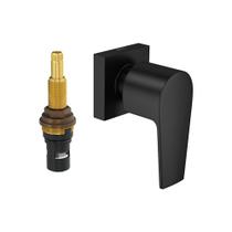 Acabamento para Registro Deca 1/2" e 3/4" Level Black Matte