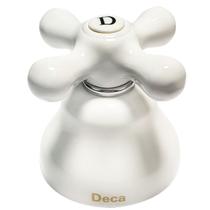 Acabamento para Registro Deca 3/4 Belle Epoque Branco com Cromado - 4900E52PQBR Acabamento para Registro Deca 3/4 Belle Epoque Branco com Cromado - 4900E52PQBR
