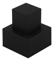 Acabamento Para Registro Deca Quadrado 50Mm 11/2 Preto Fosco