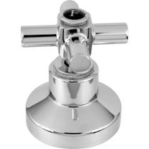 Acabamento para Registro Higiban Cross 1/2'' e 3/4'' Cromado