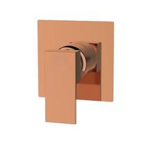 Acabamento para registro Monocomando base padrão Deca 4493 de 1/2 ou 3/4 Quadrado Alavanca Rose Gold Brilhante Metal Acabamento para registro Monocomando base padrão Deca 4493 de 1/2 ou 3/4 Quadrado Alavanca Rose Gold Brilhante Metal