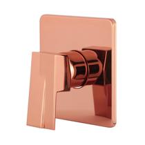 Acabamento Para Registro Monocomando Rose Gold Brilhante Chuveiro Banheiro Padrão Deca