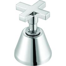 Acabamento para Registro Nya 1/2", 3/4" e 1" Meber Pequeno, Silver