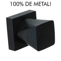 Acabamento Para Registro Pressão e Gaveta Padrão Deca Diamante C-46 100% METAL Preto Fosco Cód. 4208 Acabamento Para Registro Pressão e Gaveta Padrão Deca Diamante C-46 100% METAL Preto Fosco Cód. 4208