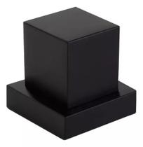 Acabamento Para Registro Quadrado Padrão Deca Preto Fosco
