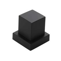 Acabamento Para Registro Quadrado Zinco Preto Luxo 5x5cm
