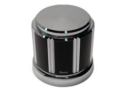 Acabamento para Registros Deca Linha Maxim Cromado e Preto C75 - 4900C75PQ Acabamento para Registros Deca Linha Maxim Cromado e Preto C75 - 4900C75PQ
