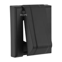 Acabamento Para Válvula de Descarga Deca Hydra Docol Metal Preto Fosco