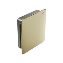 Acabamento para Válvula de Descarga Docol Flat 931772 Ouro Escovado Acabamento para Válvula de Descarga Docol Flat 931772 Ouro Escovado