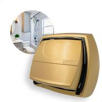 Acabamento para Válvula de Descarga Dourado Crie Construa