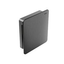 Acabamento para Válvula de Descarga Flat Grafite Escovado -