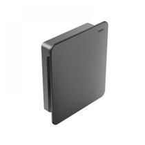 Acabamento Para Válvula De Descarga Flat Grafite Escovado Docol