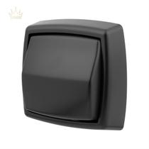 Acabamento Para Válvula De Descarga Hydra Max Preto Fosco Potenza