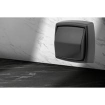 Acabamento para Válvula de Descarga Preto Compatível com Deca, Hydra e Docol