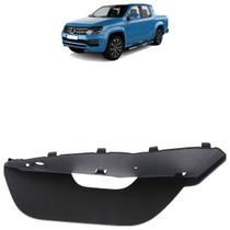 Acabamento Parachoque Dianteiro Amarok 2017 2018 2019 2020 2021 2022 Preto Acabamento Liso