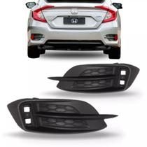 Acabamento Parachoque Traseiro New Civic 2017 2018 side:Direito
